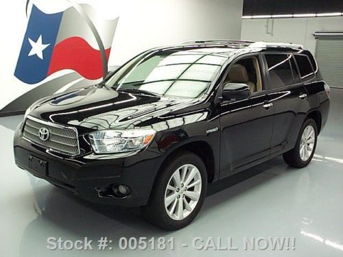 2008 toyota highlander ltd hybrid sunroof rear cam 50k texas direct auto