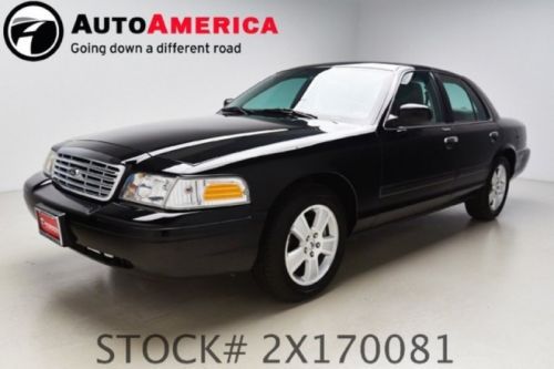 2011 ford crown victoria lx 47k low miles leather cruise am/fm radio cln carfax
