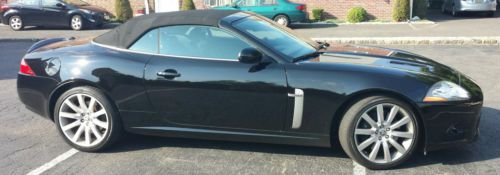 2008 jaguar xkr supercharged triple black convertible