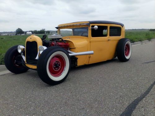 Chopped channeled ratrod hot rod bagged