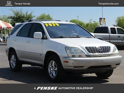 Lexus rx 300 4dr suv suv automatic gasoline 3.0l aluminum 24-valve v6 white gold