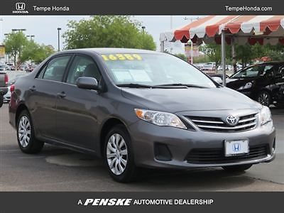 Toyota corolla 4dr sdn auto le low miles sedan automatic gasoline 1.8l dohc sfi