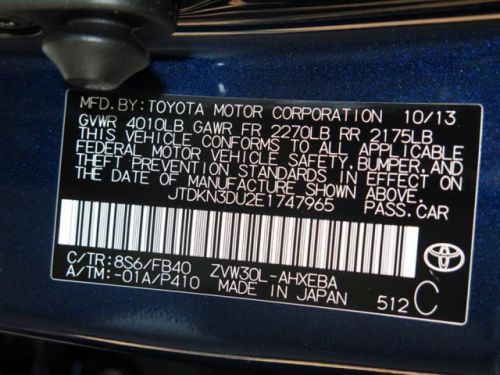 2014 toyota prius two
