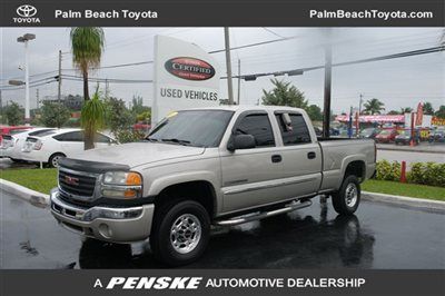 2005 gmc sierra 2500hd 4dr crew cab 96k miles fl