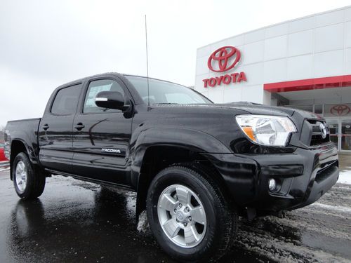 All new 2013 tacoma double cab 4x4 4.0l v6 auto trd sport black rear camera 4wd