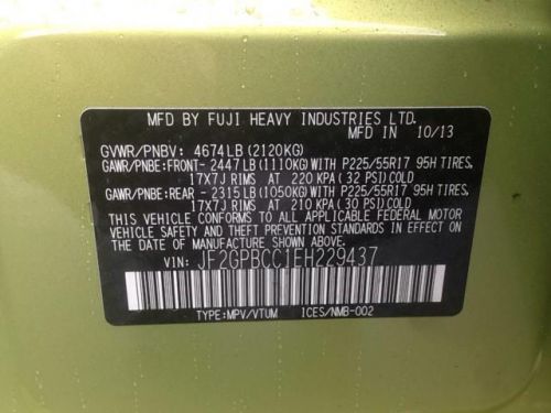 2014 Subaru XV Crosstrek Hybrid 2.0i, US $27,401.00, image 13