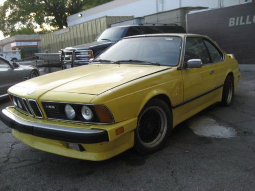 1981 bmw 633csi base coupe 2-door 3.2l m6 tribute alpina wheels 635csi