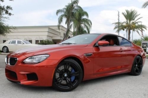 M6 coupe sakhir orange 1 owner florida car carbon fiber navigation only 3k miles