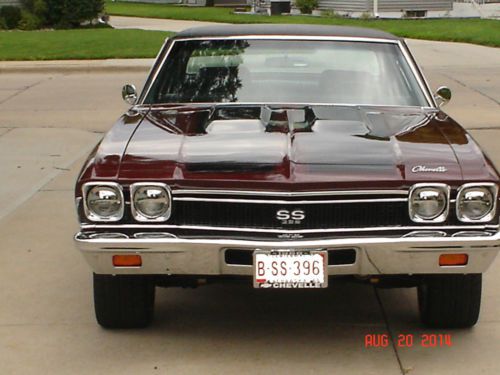 1968 chevrolet chevelle ss hardtop 2-door 6.5l