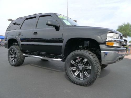 2006 chevrolet tahoe ls four door 4x4 used lifted suv~metal mulisha~low miles!