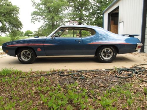 1970 pontiac gto atoll blue judge rare ram air iv phs documented survivor