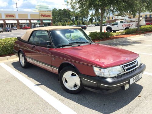 1993 saab 900s turbo convertible