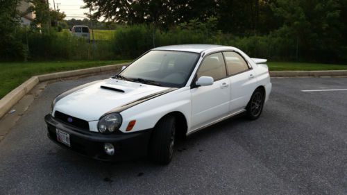 2002 subaru impreza wrx sedan 4-door 2.0l