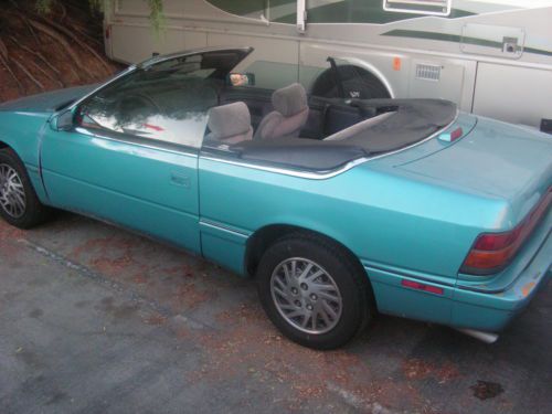 1994 chrysler lebaron gtc convertible 2-door 3.0l