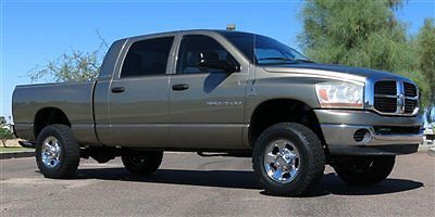 2006 dodge ram 2500 5.9l diesel mega cab 4x4 short bed 1 arizona  owner clean