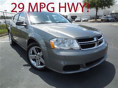 Dodge avenger 4dr sedan se low miles automatic gasoline 2.4l 4 cyl tungsten meta