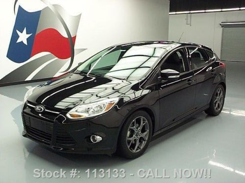 2014 ford focus se hatchback sunroof leather 39k miles texas direct auto