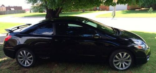Honda civic si, 2011, black, navigation, sunroof, vtec, premium audio/wheels