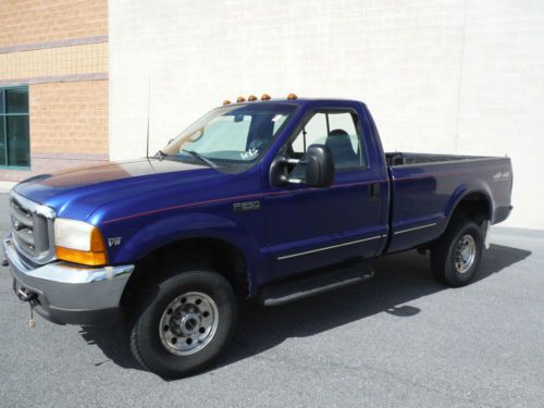 1999 ford f250 reg 4x4 power stroke 7.3 runs great (look)