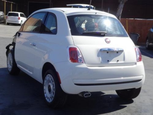 2014 FIAT 500 Pop Damaged Repairable Rebuilder Salvage STARTS! Export Welcome!, US $5,950.00, image 4