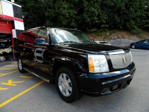 2003 cadillac escalade esv awd / exec limo conversion / very rare !!