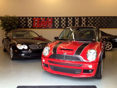 2004 mini cooper s - john cooper works pkg - red/beige - clean autocheck - 38kmi