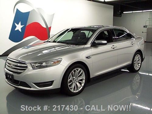 2013 ford taurus limited sunroof nav climate seats 26k texas direct auto