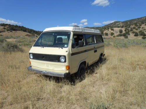 1981 vw vanagon westfalia poptop camper