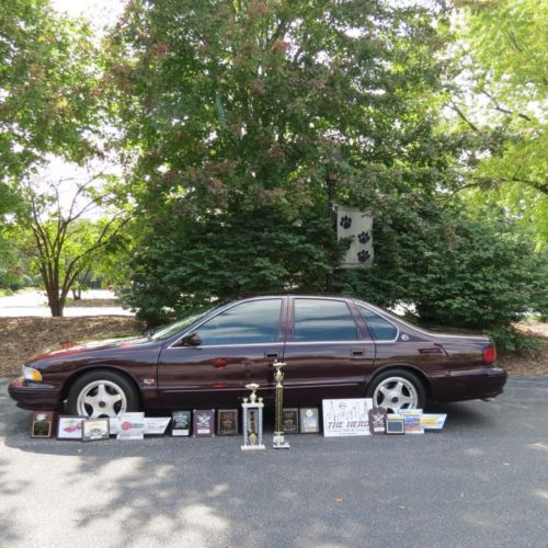1995 chevy impala ss signature series signed by jon c. moss
