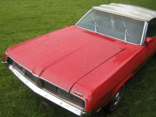 1969 Cougar Convertible. POWER top. HIDEAWAY lights. A/C. Console...MIAMI car, US $7,995.00, image 5