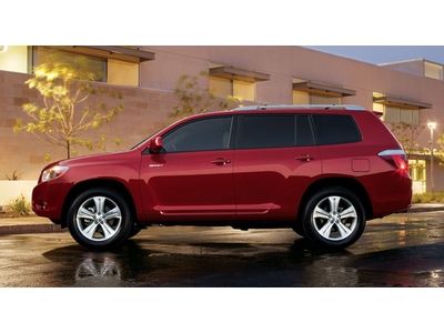 7-days *no reserve* '09 highlander limited nav lthr roof jbl 1-owner off lease