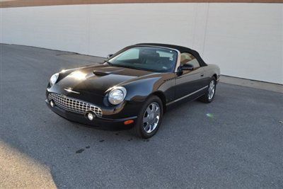 2002 ford thunderbird triple black