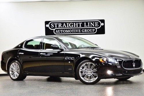 2012 maserati quattroporte s executive gt black low miles