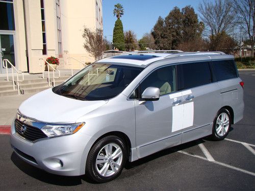 2012 nissan quest le, only 20 mi, leather, navi, dvd, brand new, export only