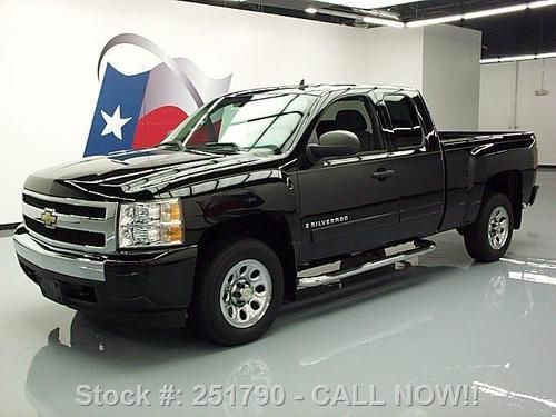 2008 chevy silverado lt ext cab 6-pass side steps 11k! texas direct auto