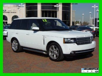 2012 range rover supercharged*silver luxury pkg*1owner clean carfax*we finance!!