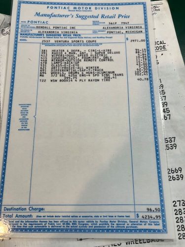 1961 Pontiac Ventura, US $18,100.00, image 6