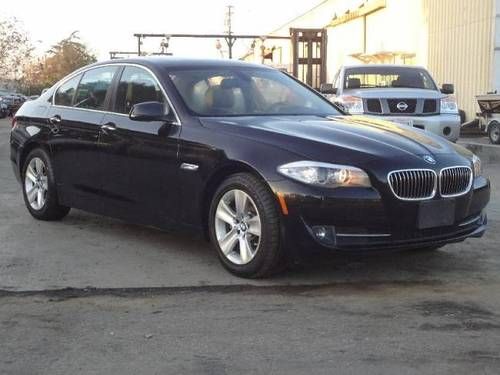 2011 bmw 528i damaged salvage runs! cooling good rear view camera loaded l@@k!!