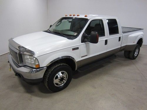 03 ford f350 6.0l v8 turbo diesel dually auto 4x4 crew long bed lariat 80 pics