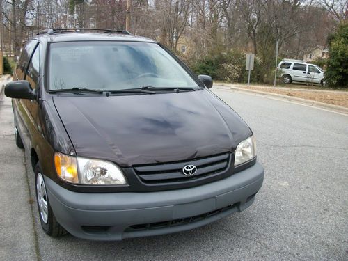 2001 toyota sienna le mini passenger van 5-door 3.0l  (336 307 1842 )