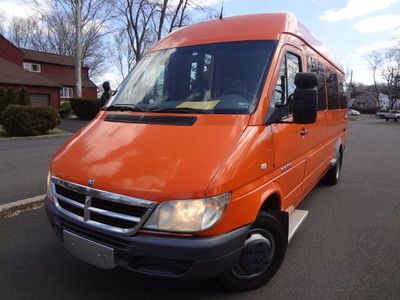 Dodge sprinter 3500 dually high roof 4 passanger   2.7l benz diesel no reserve