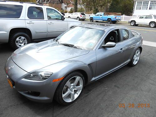 2004 mazda rx-8 silver with black int., automatic