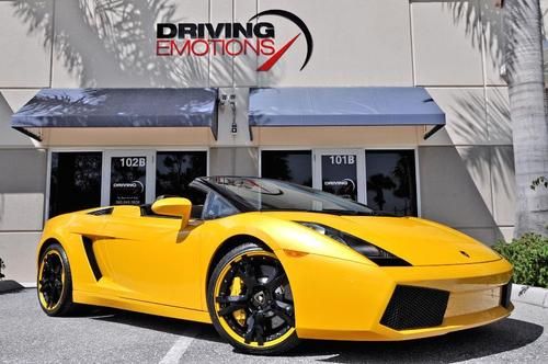 2008 lamborghini gallardo spyder! bi-sportive! loaded!!