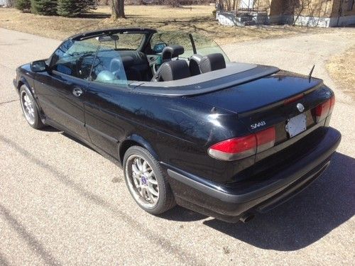 Saab 9.3 black convertible 2003