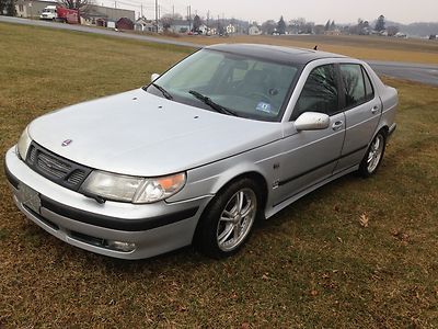 2001 01 saab 95 9-5 aero loaded no reserve non smoker cd