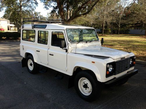 1984 land rover defender 110 , right hand drive diesel