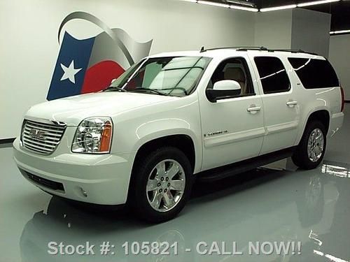 2008 gmc yukon xl slt sunroof nav rear cam dvd 20's 83k texas direct auto