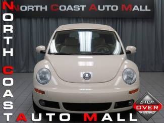 2007(07) volkswagen new beetle convertible! only 32701 miles! factory warranty!!