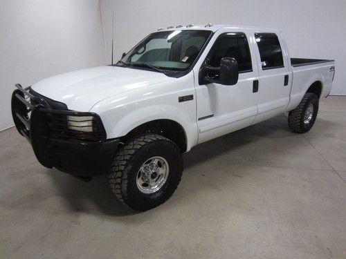 01 ford f350 7.3l turbo diesel automatic 4x4 crew short xlt 80 pics