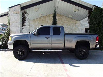 Slt low miles truck diesel v8 steel gray 35" tires lift kit custom wheel leather